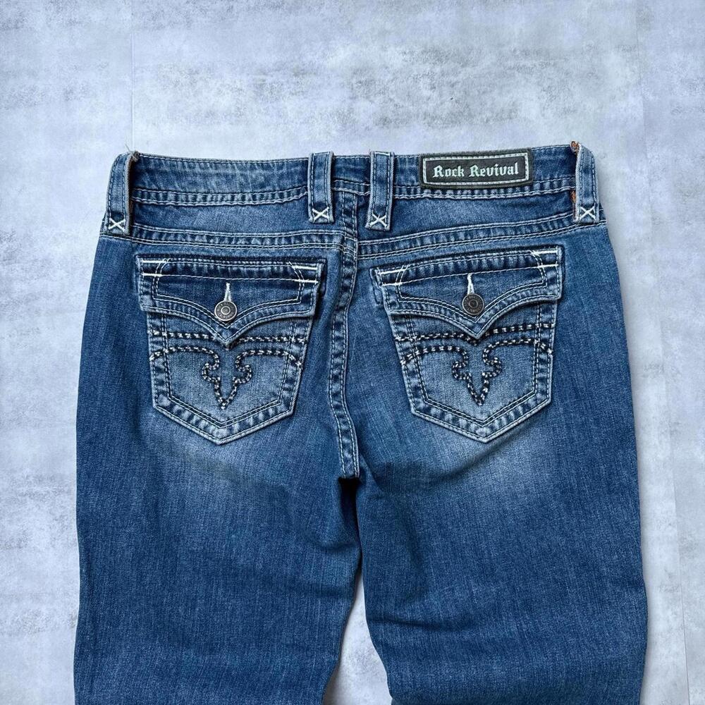 Y2K Rock Revival Jessica Skinny Women’s Denim Jeans - Picture 4 of 7
